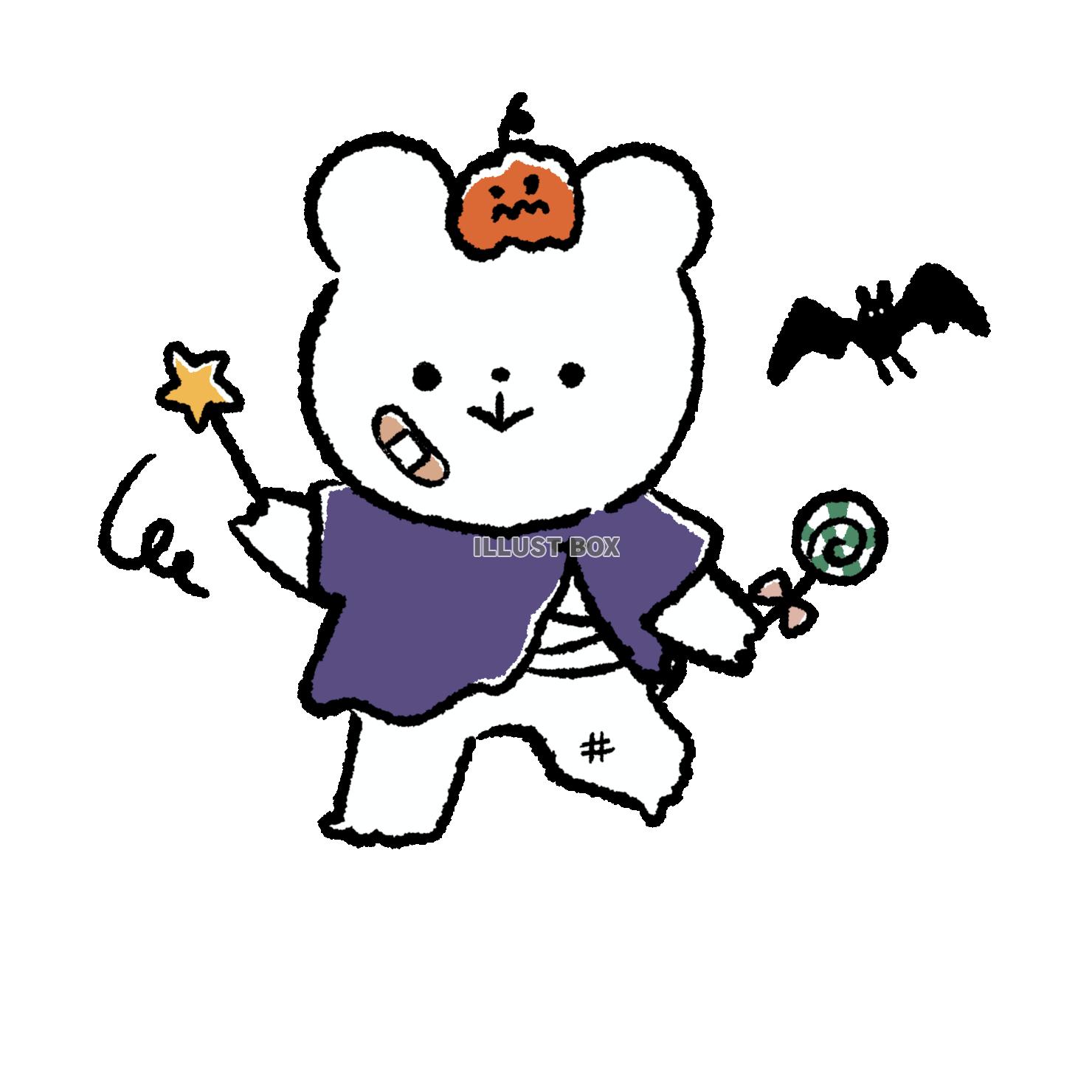 仮装したくま