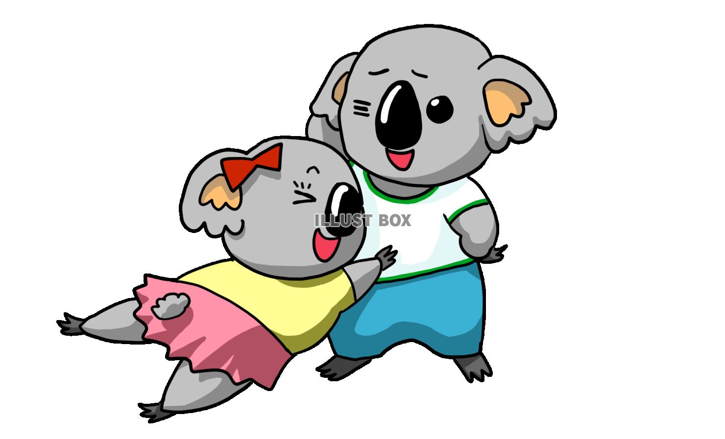 コアラのカップル