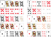 トランプゲーム　ポーカーの役　セット