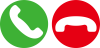スマートフォンの着信マークのセット