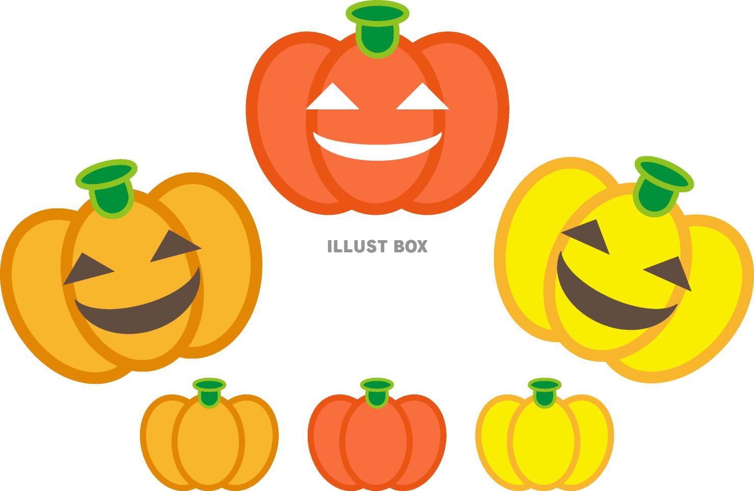 ハロウィンのカボチャのお化け