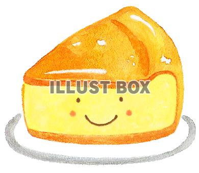 水彩のチーズケーキ