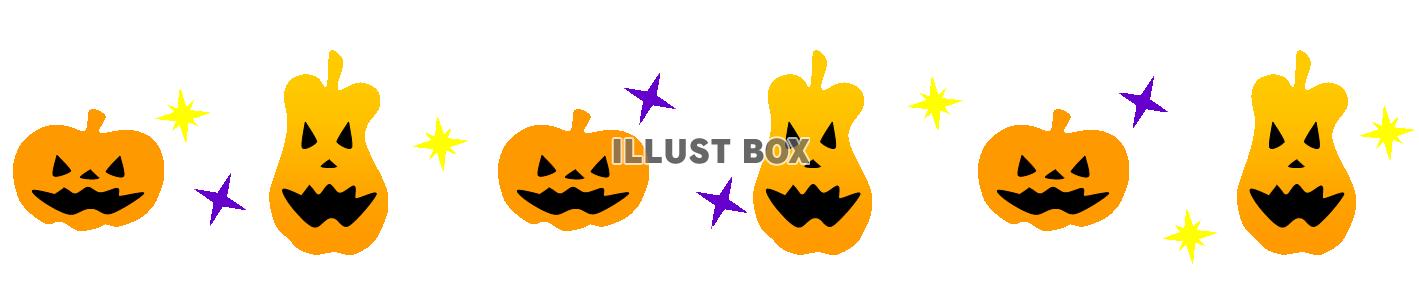ハロウィンかぼちゃおばけのライン１
