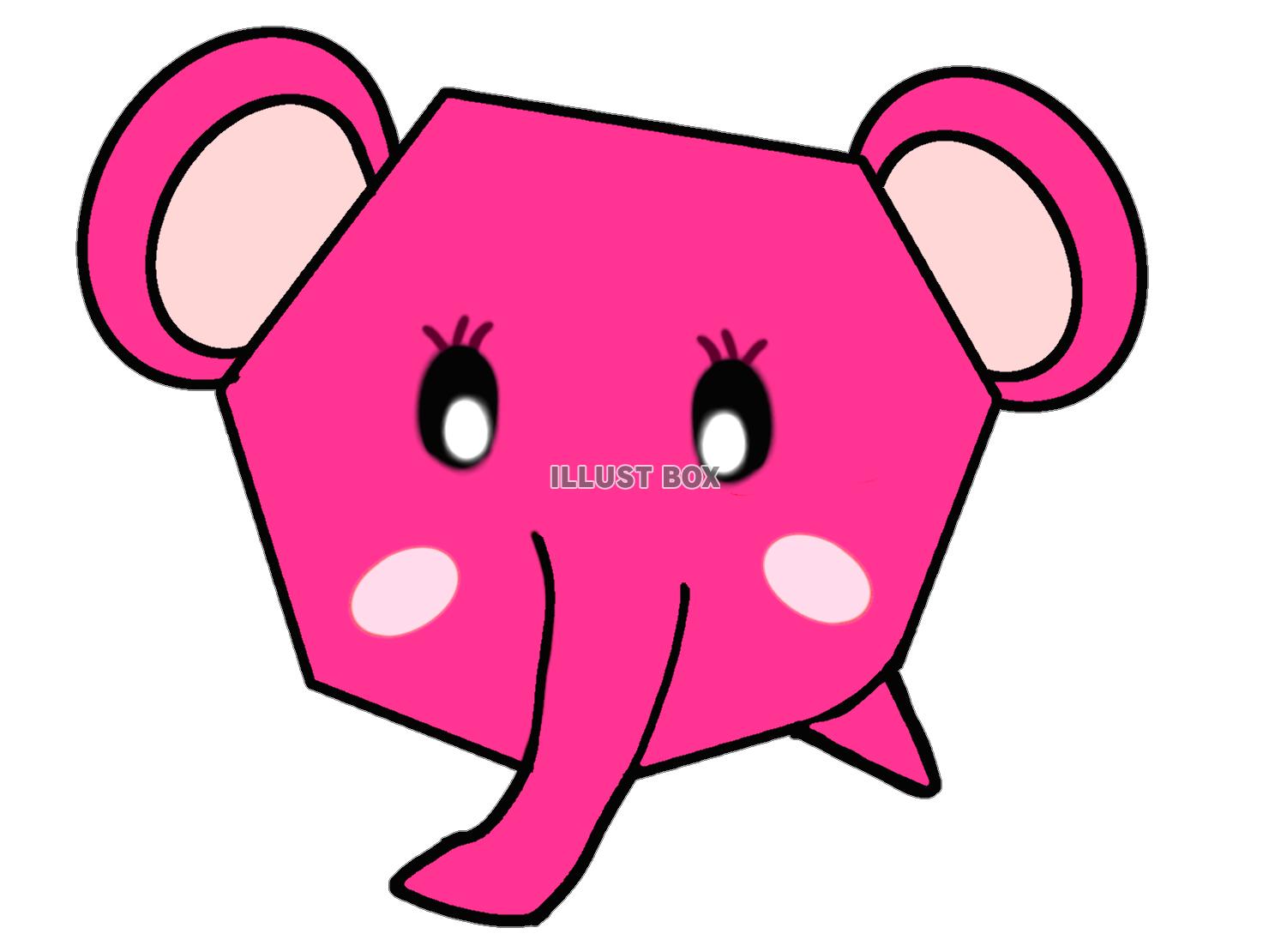 ピンクぞうさんさん　吹き出し