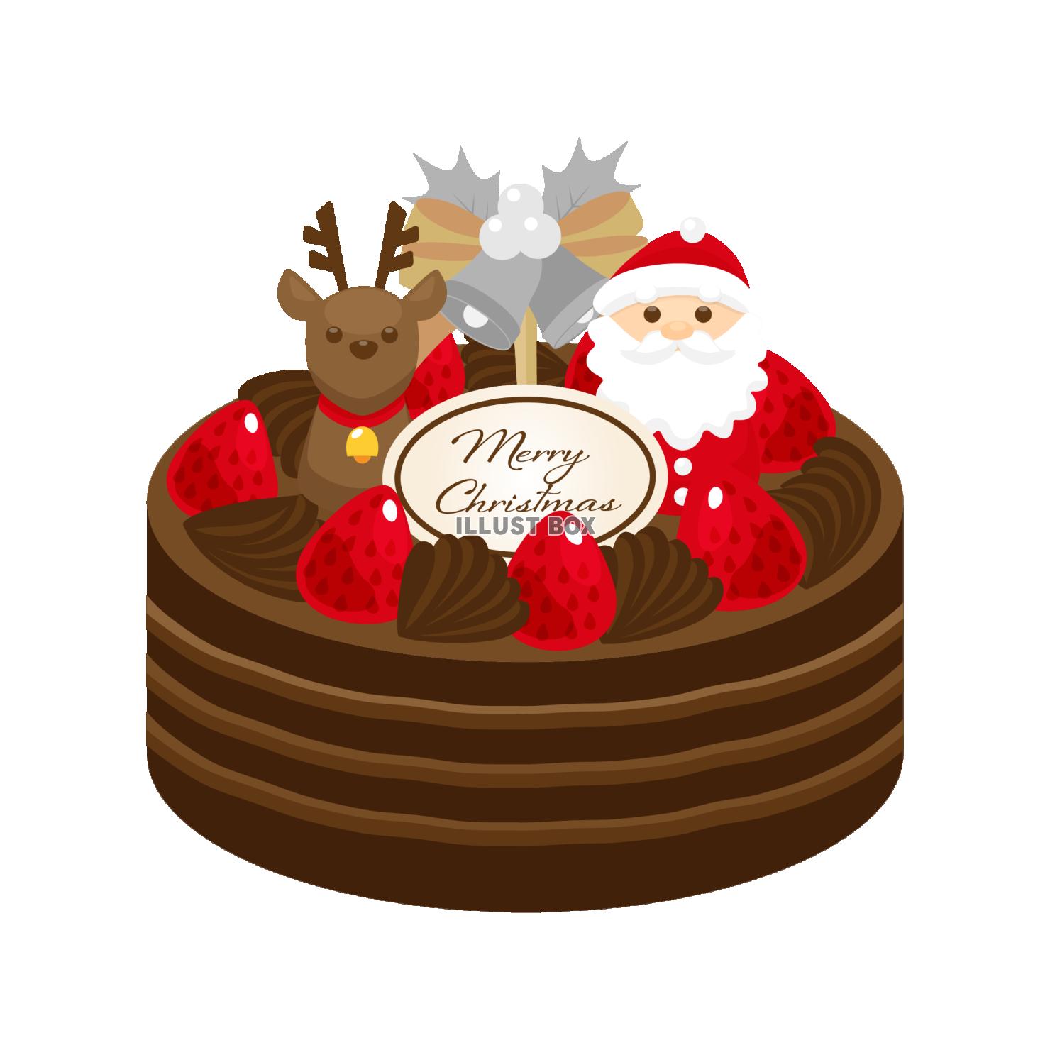 クリスマスケーキ（チョコレート）2