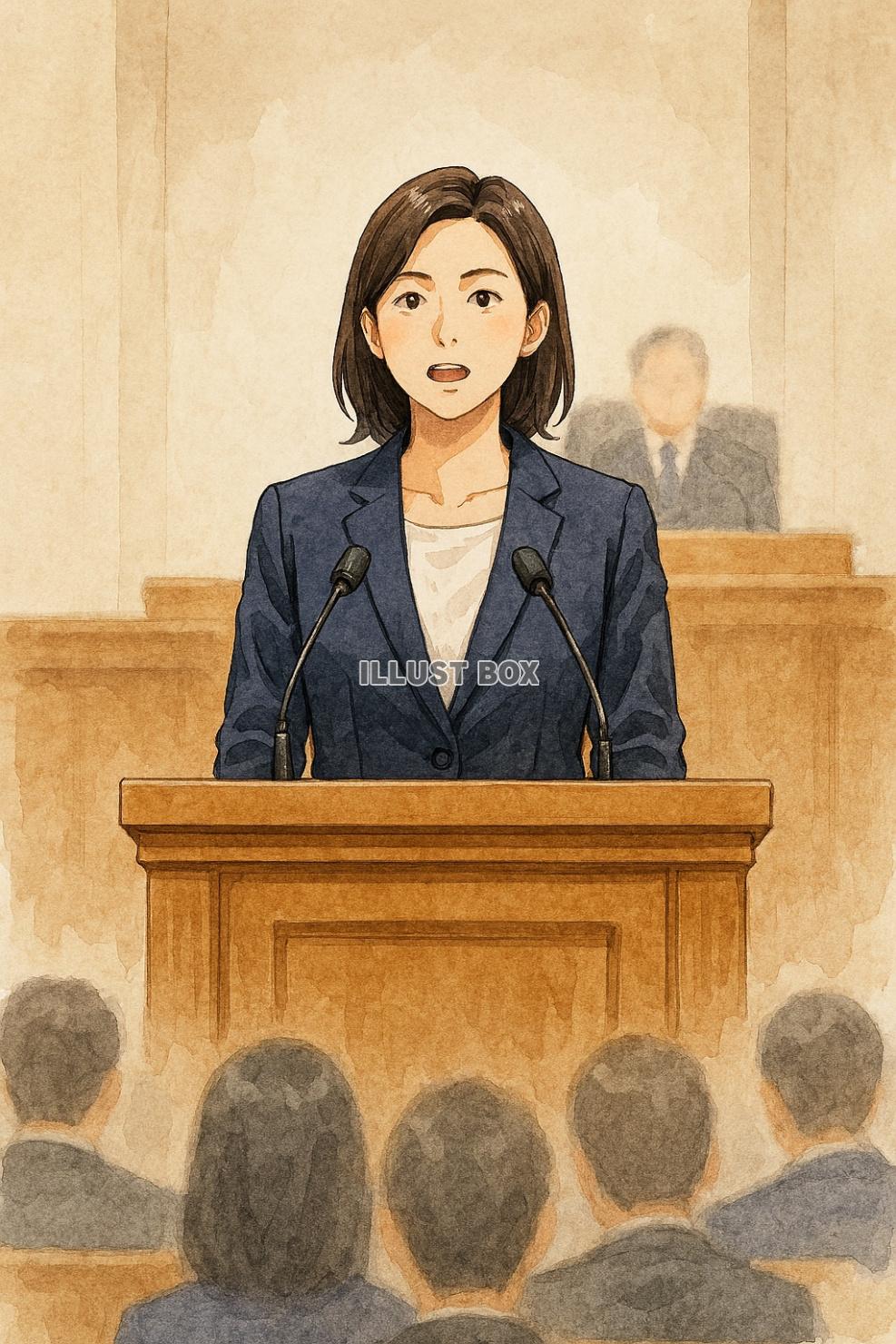 女性 会見
