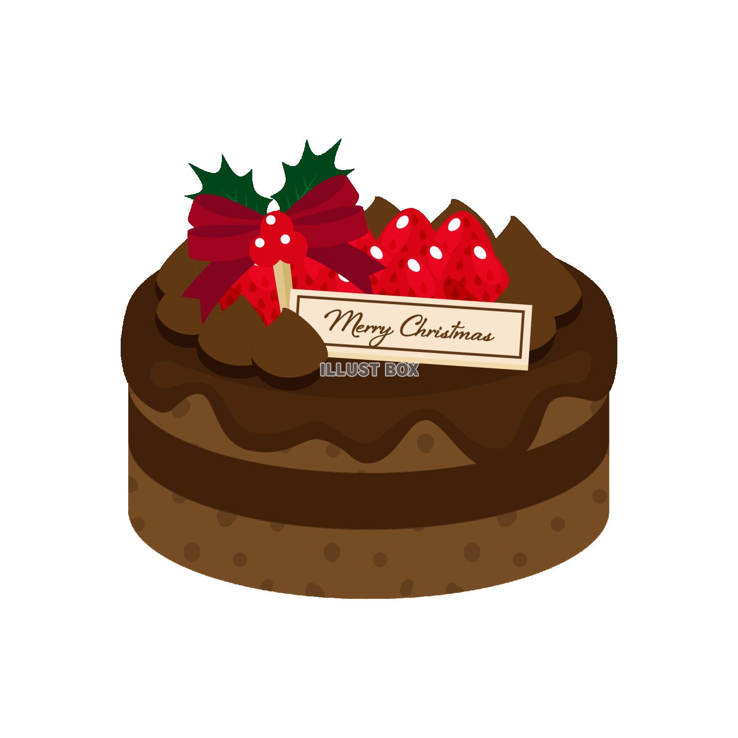 クリスマスケーキ(チョコレートケーキ)6