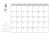 2026年 4月 書き込みシンプルカレンダー（A4 ）ヨコ