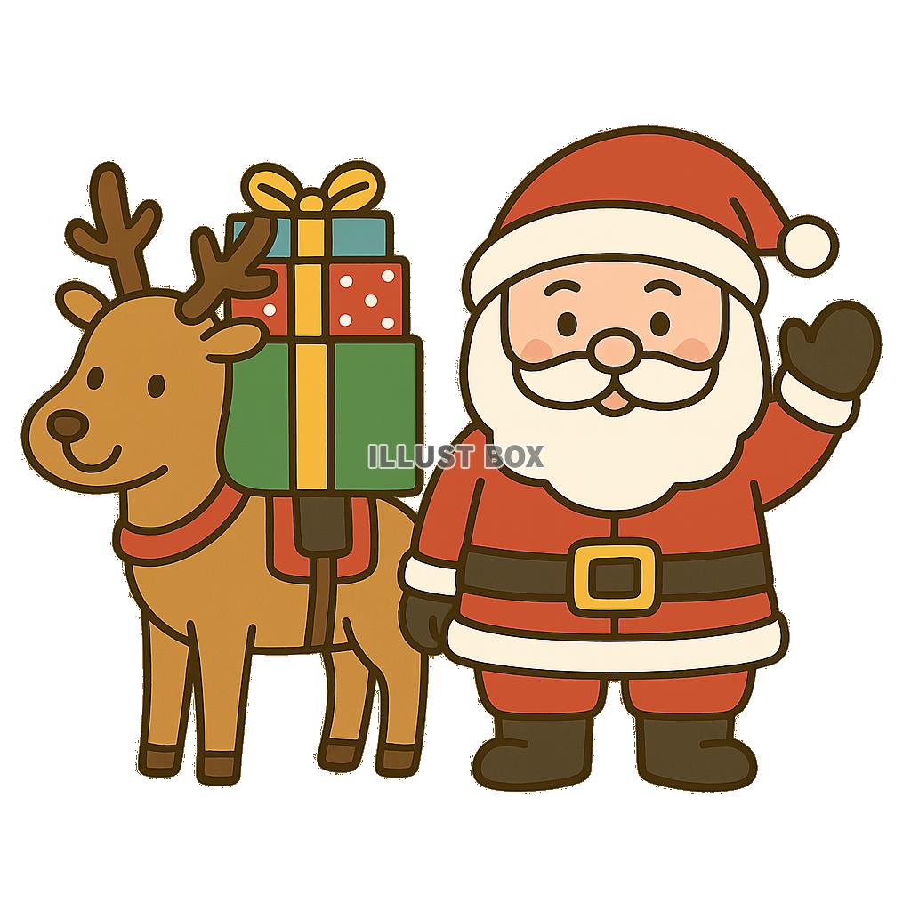 サンタクロースとトナカイ002