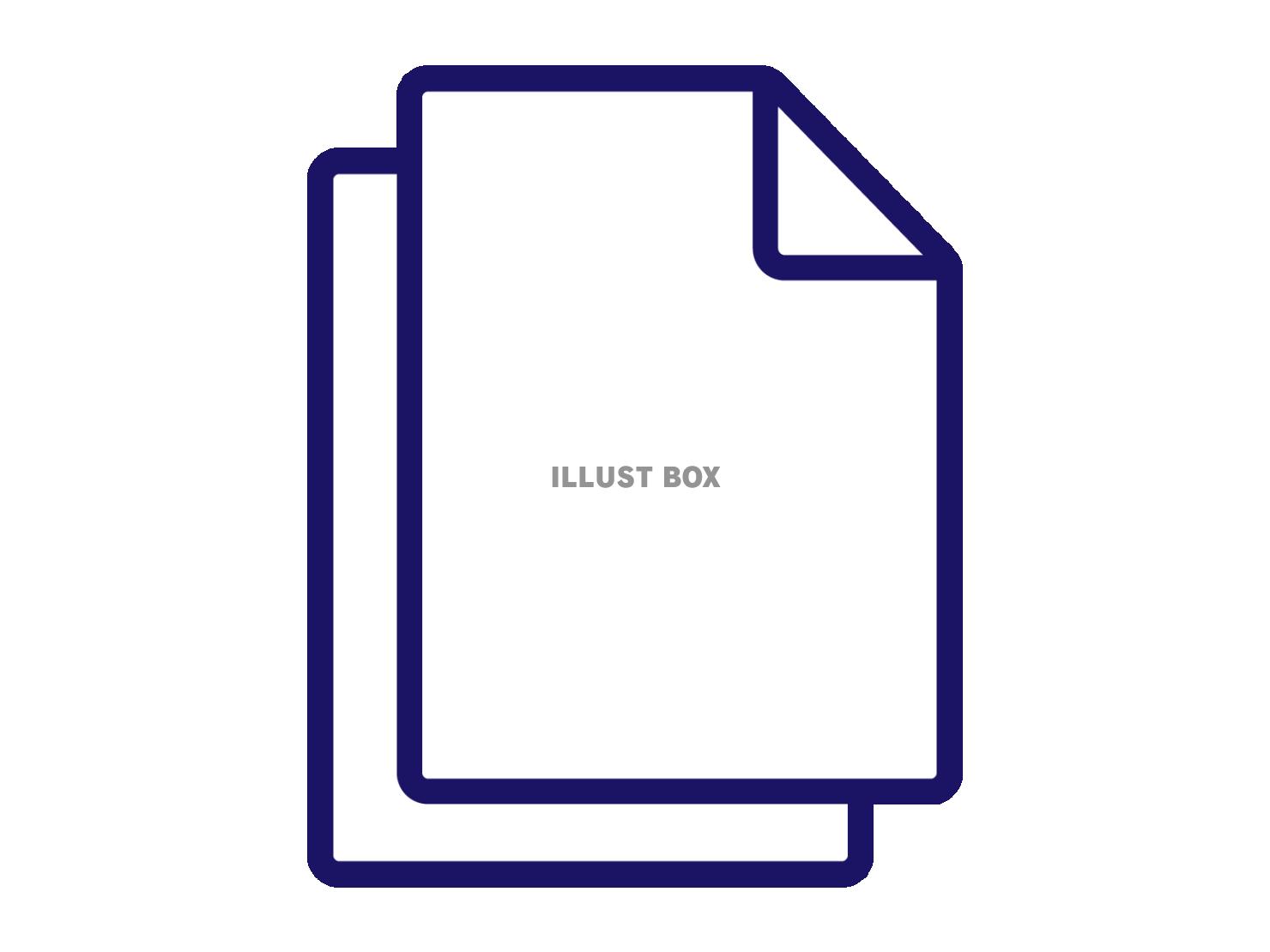 複製のアイコン（コピーのマーク）