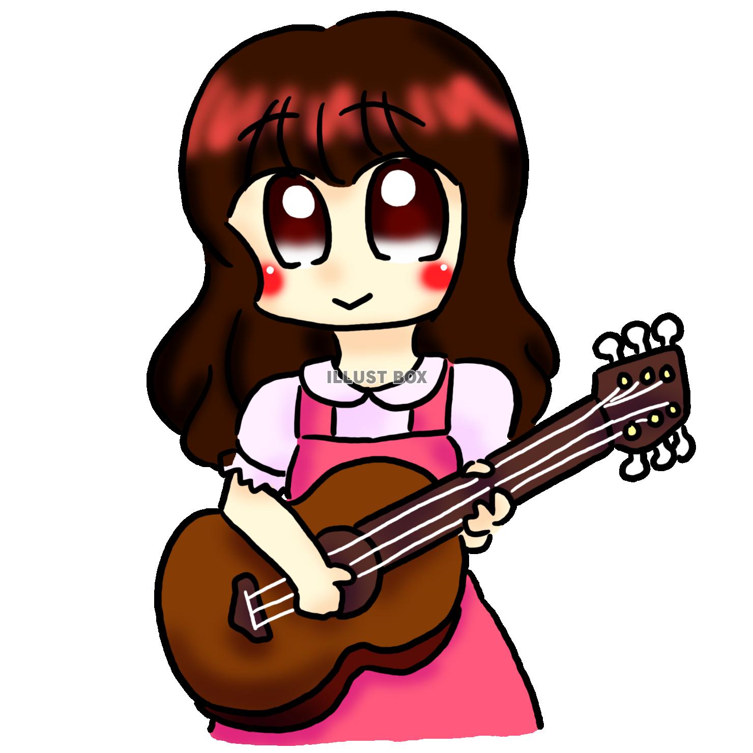 ギターを持った女の子