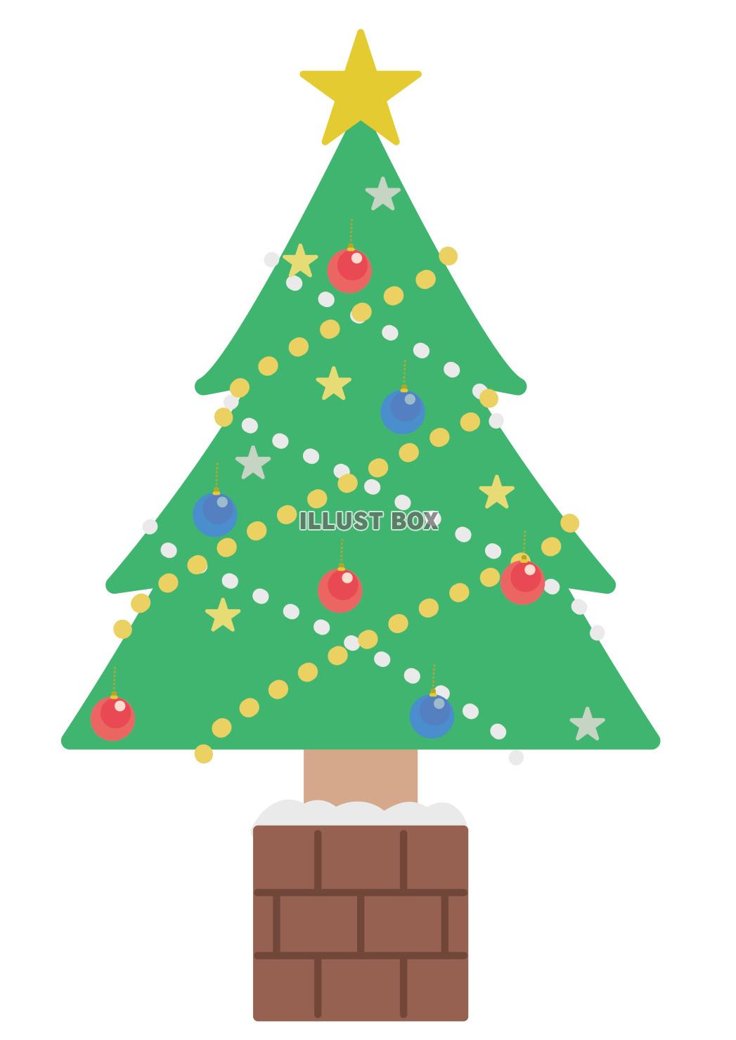 シンプルだけどかわいいクリスマスツリー