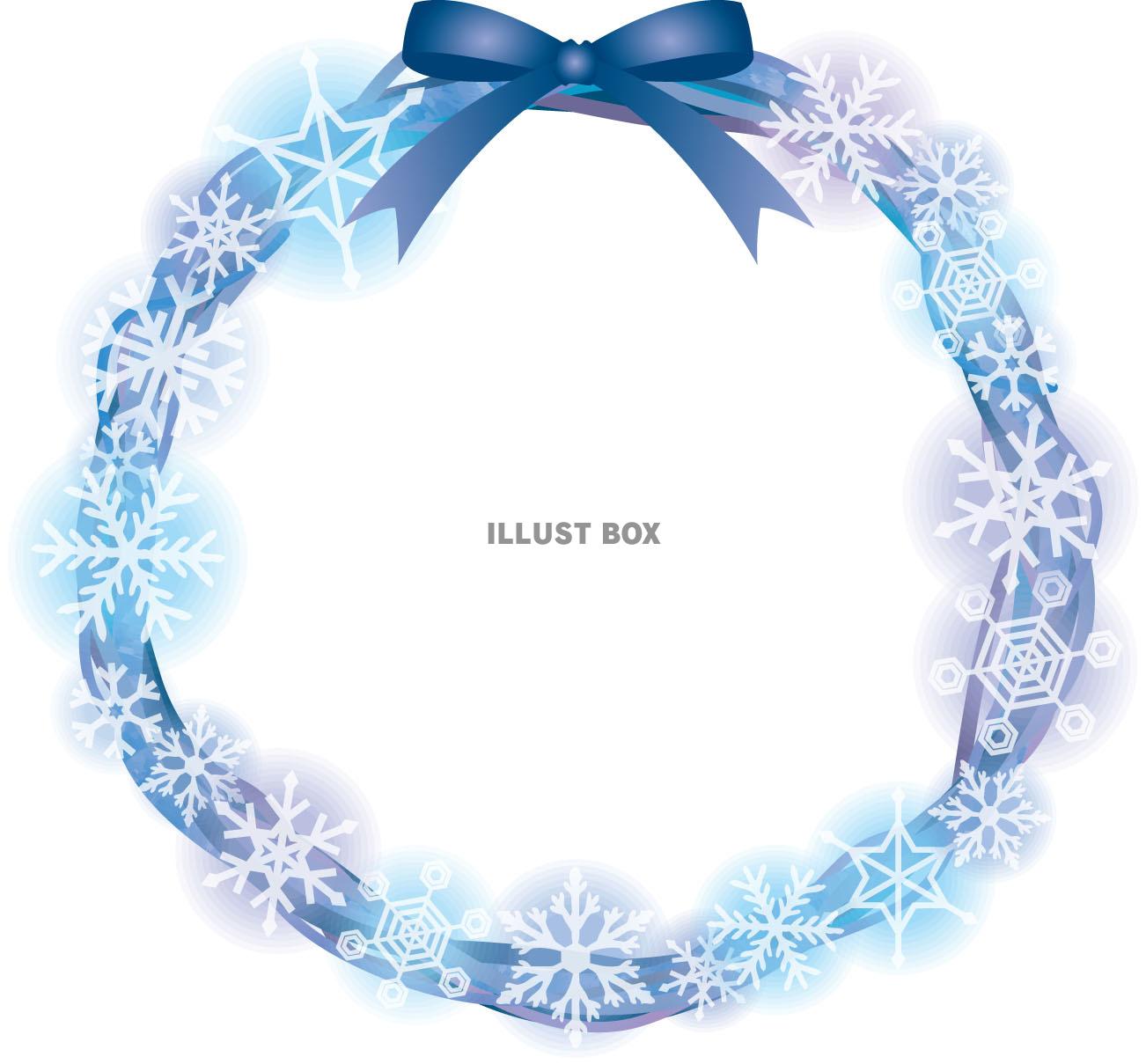 雪の結晶のリース（画像を変更）EPSはCS2版・ZIPに拡大...
