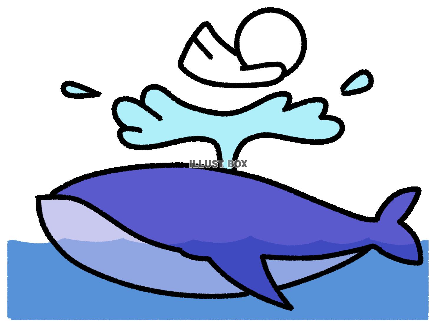 クジラと棒人間