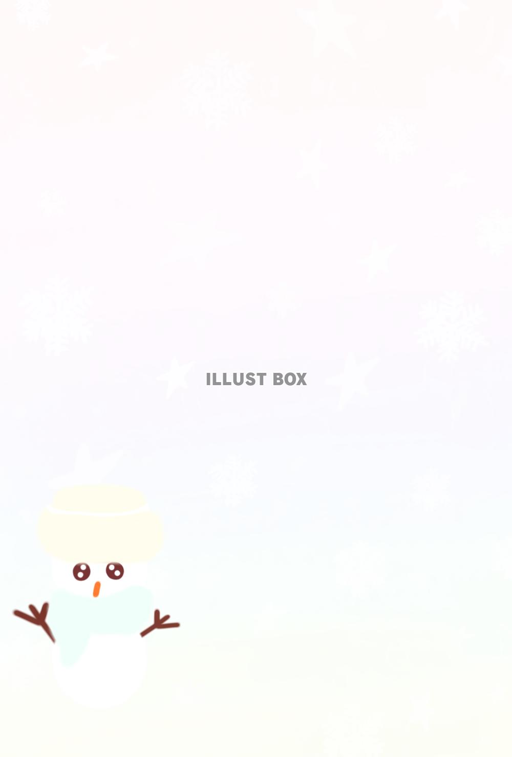 ふんわり雪だるま(⁠白)