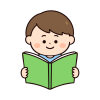 本を読む男の子