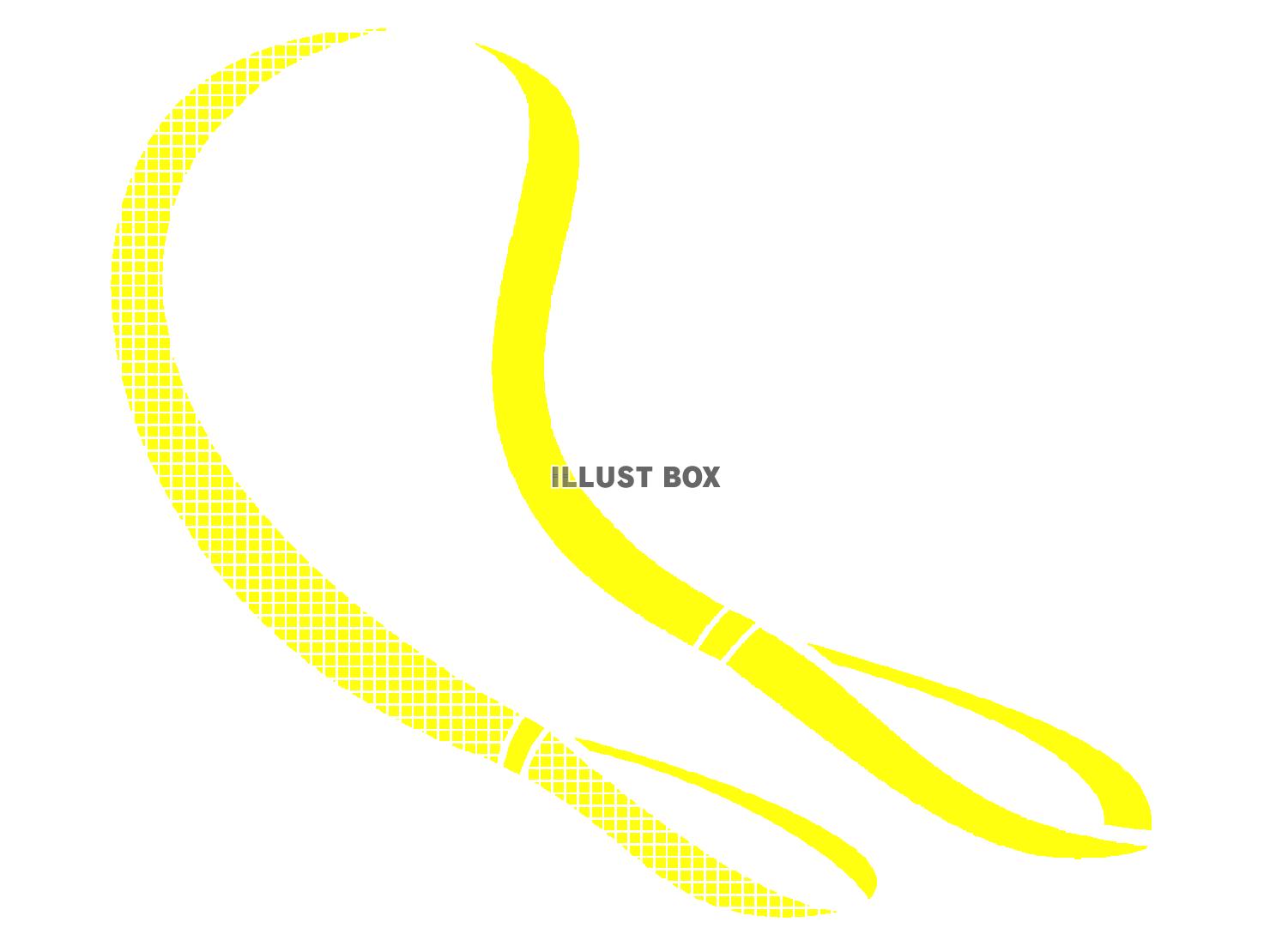 黄色のスリングのシルエット