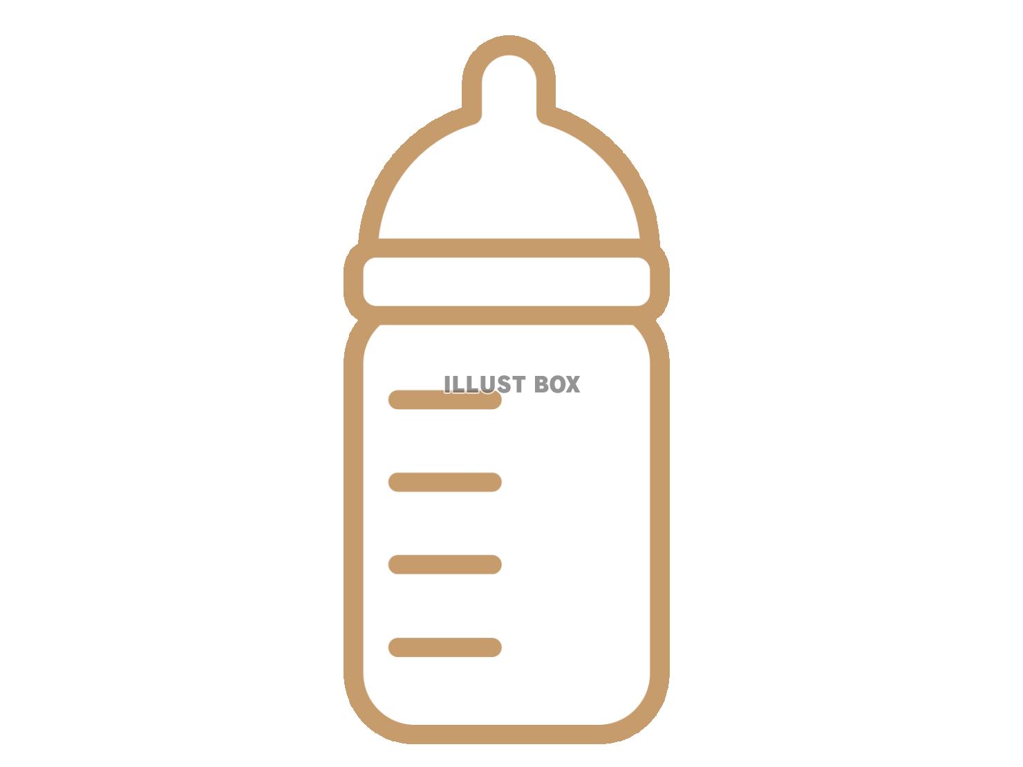 哺乳瓶のアイコン（授乳室のマーク）