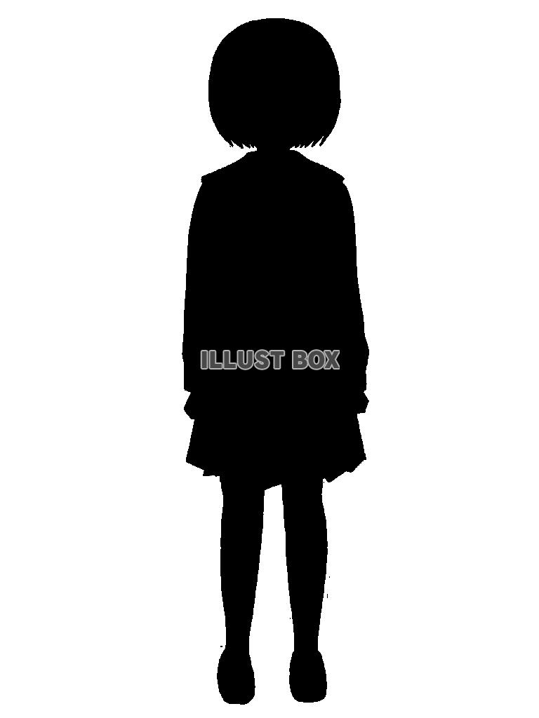 小さな少女のシルエット2
