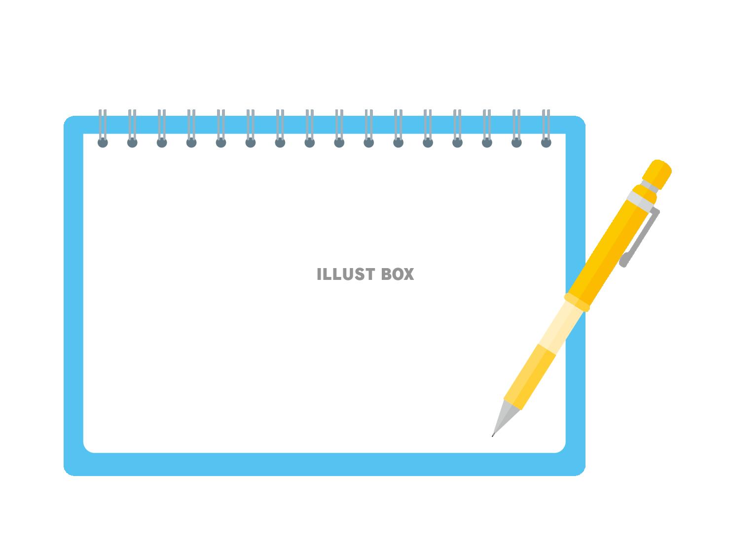 ノートのイラスト