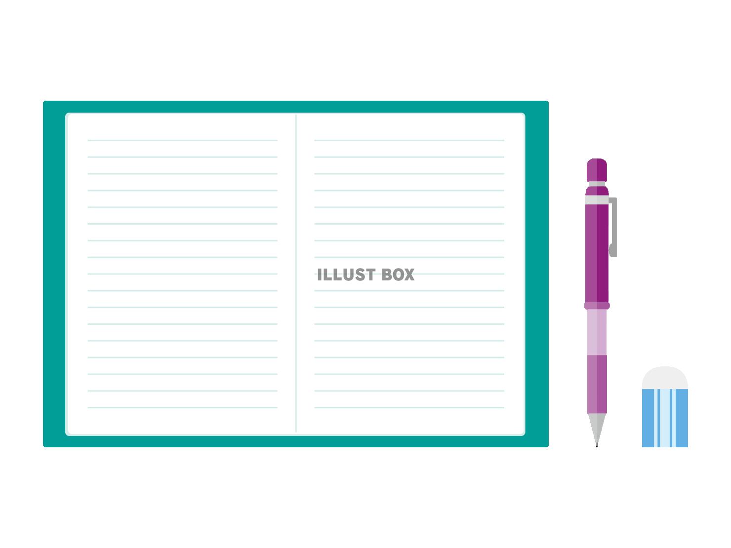ノートのイラスト