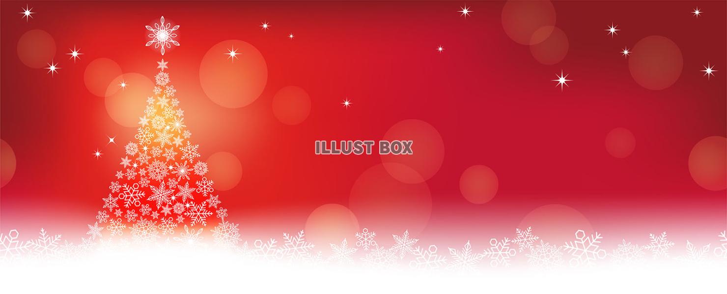 シームレスなクリスマスツリーの背景イラスト