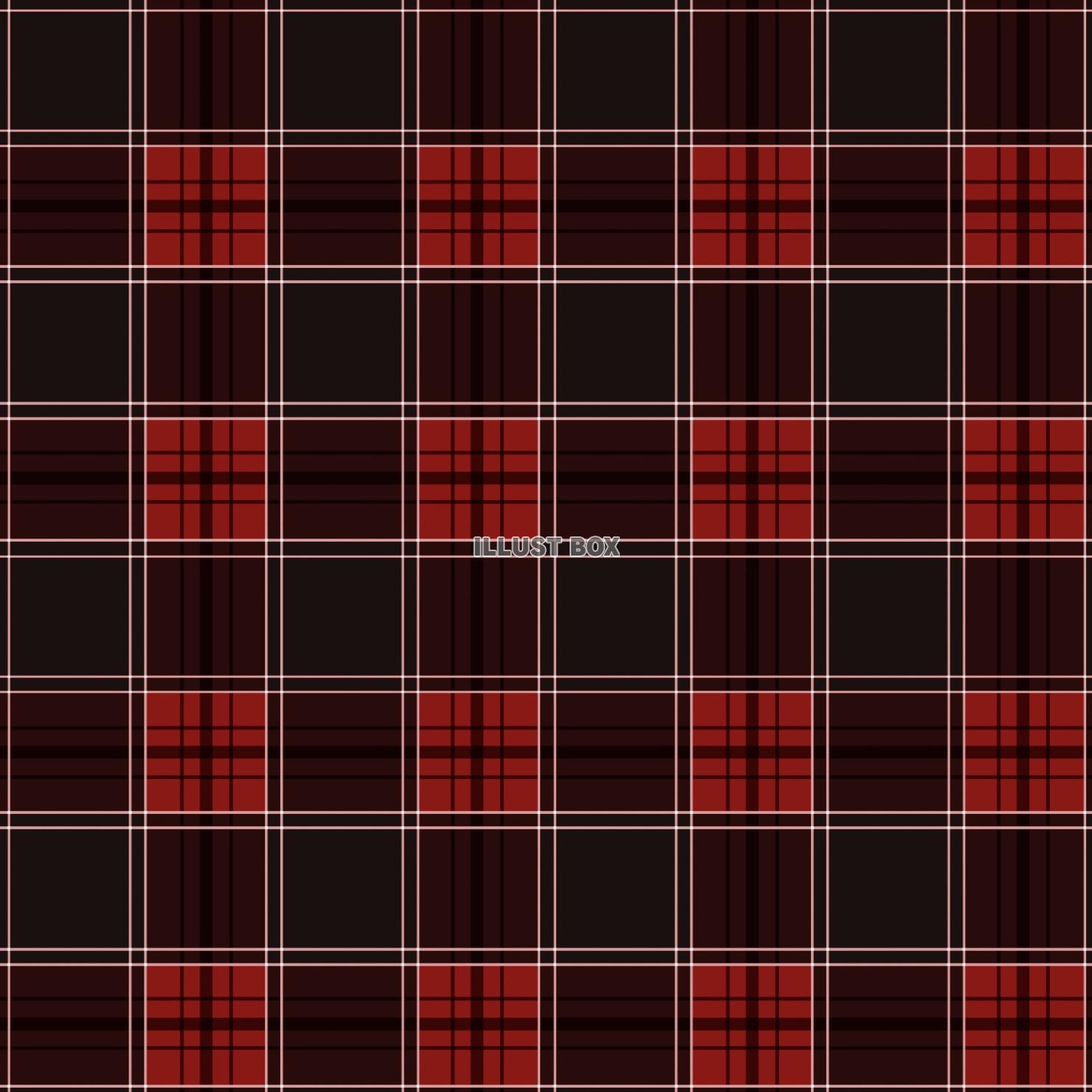 チェック柄1-2（赤）※ループ対応