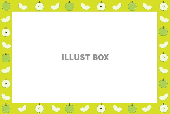 青林檎のフレーム(png)