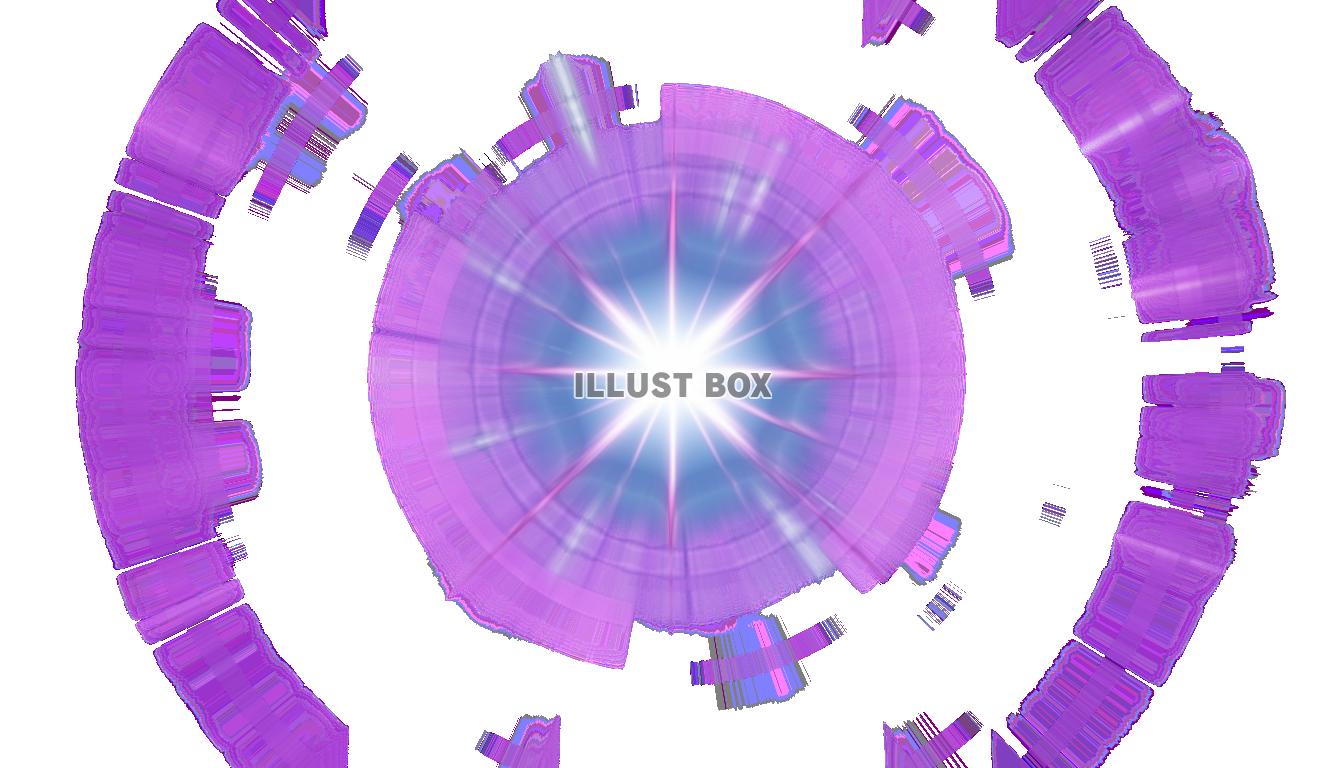 【透過PNG】強烈なピンクの爆発的エフェクトイラスト：光とエ...