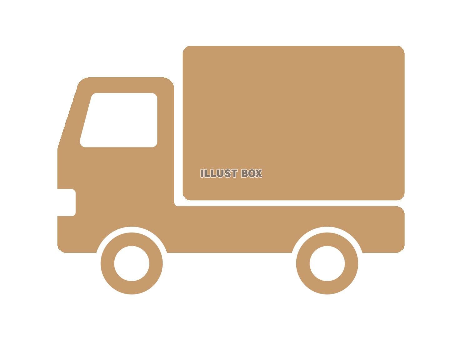 トラックのシルエット（アイコン）