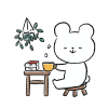 お茶するくま