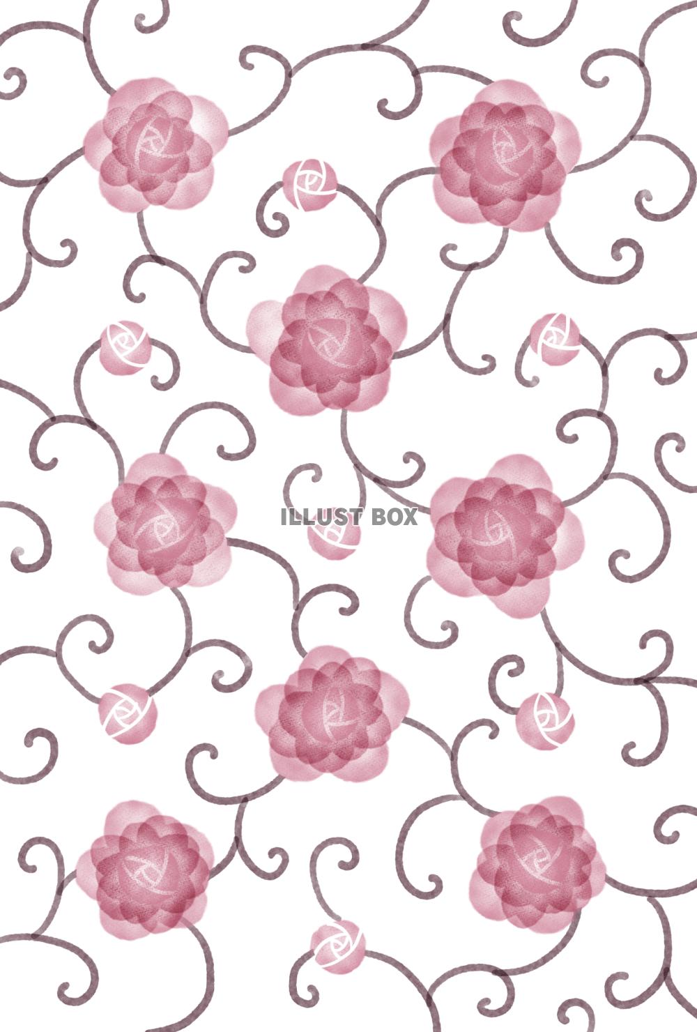 赤いバラの背景ベース