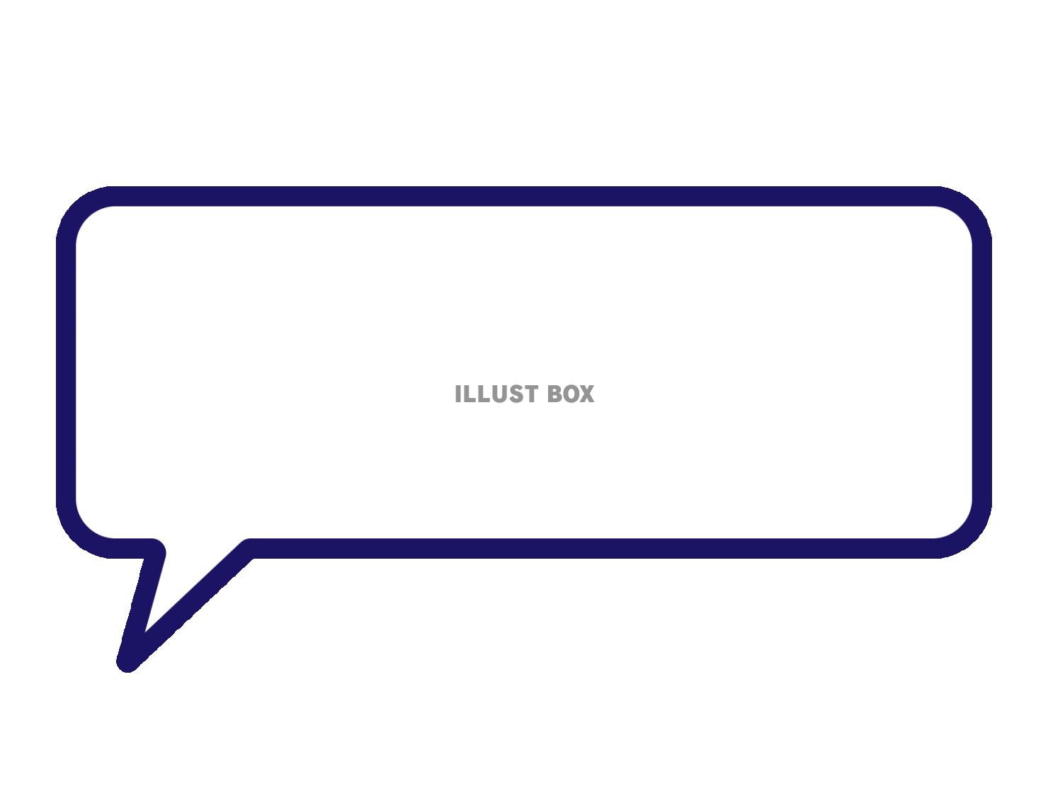 シンプルな吹き出しのマーク