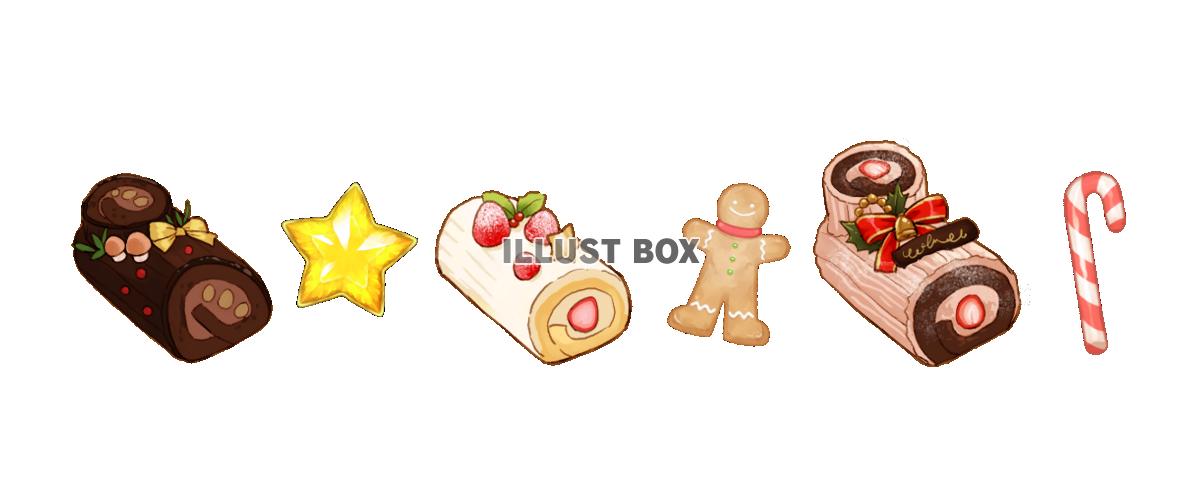 クリスマスノエルライン　透過png