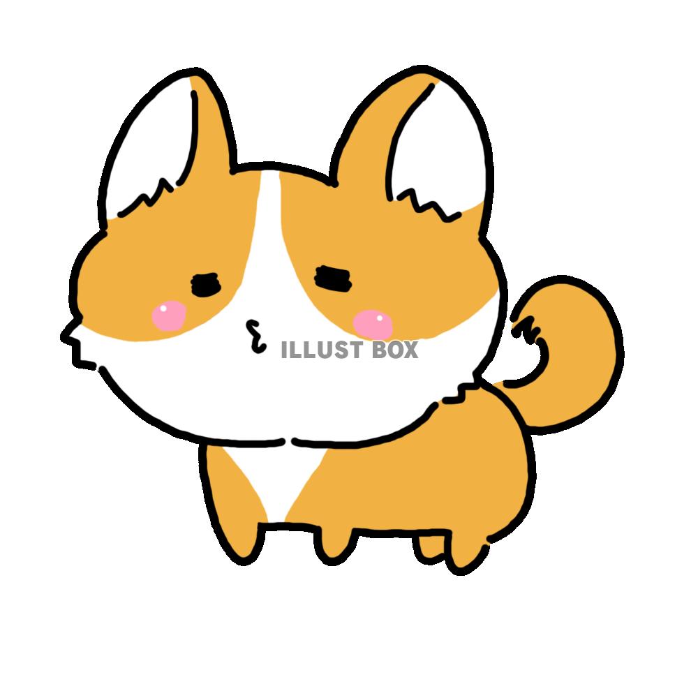 茶色のワンコ(おくちとんがり)