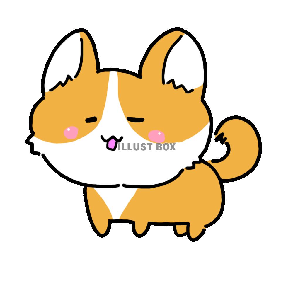 茶色のワンコ(タレ目)