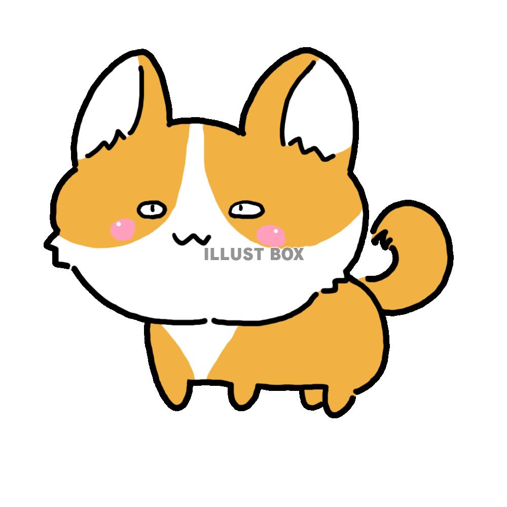 茶色のワンコ(白目)