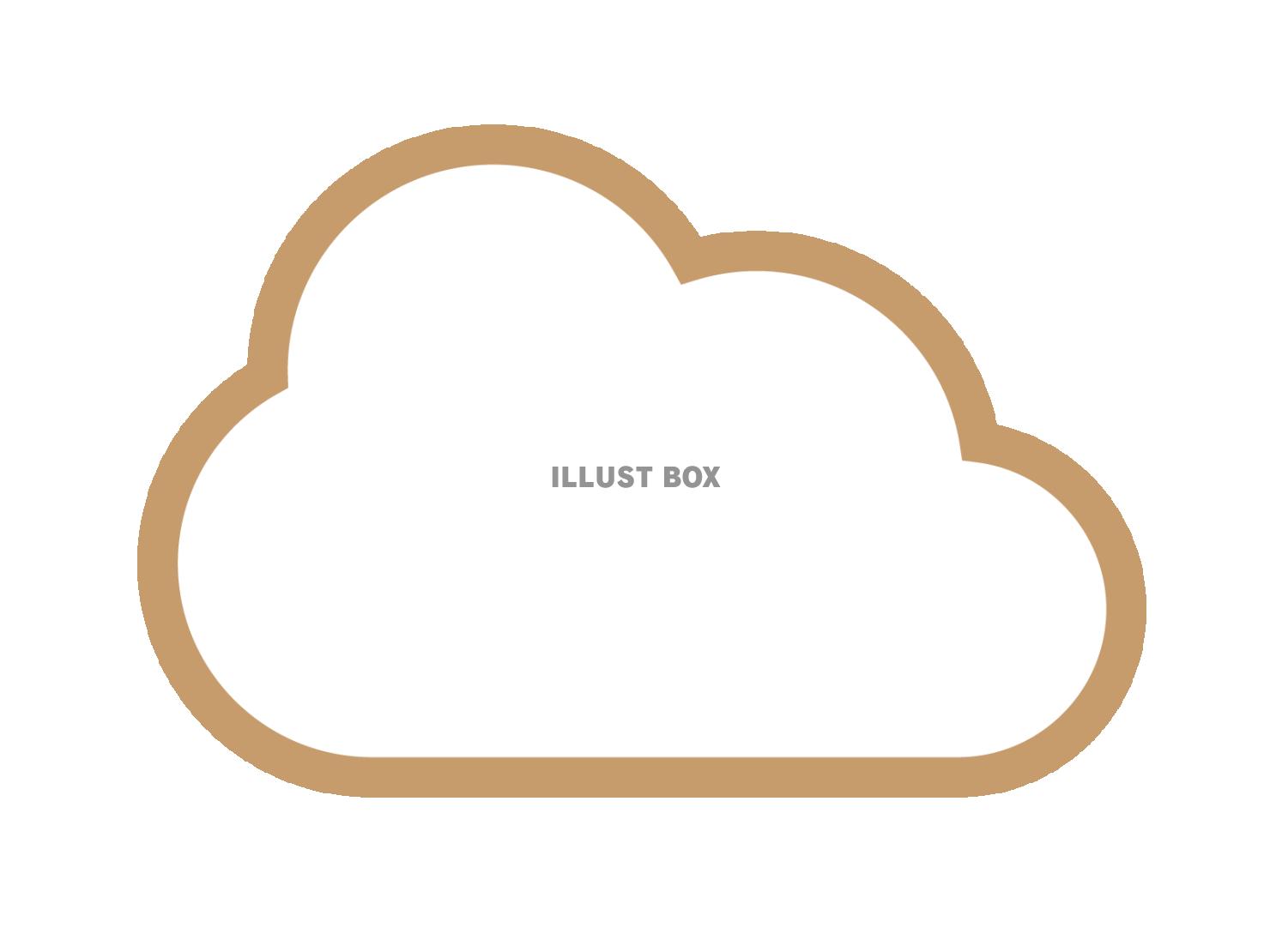 クラウドマーク（雲のアイコン）