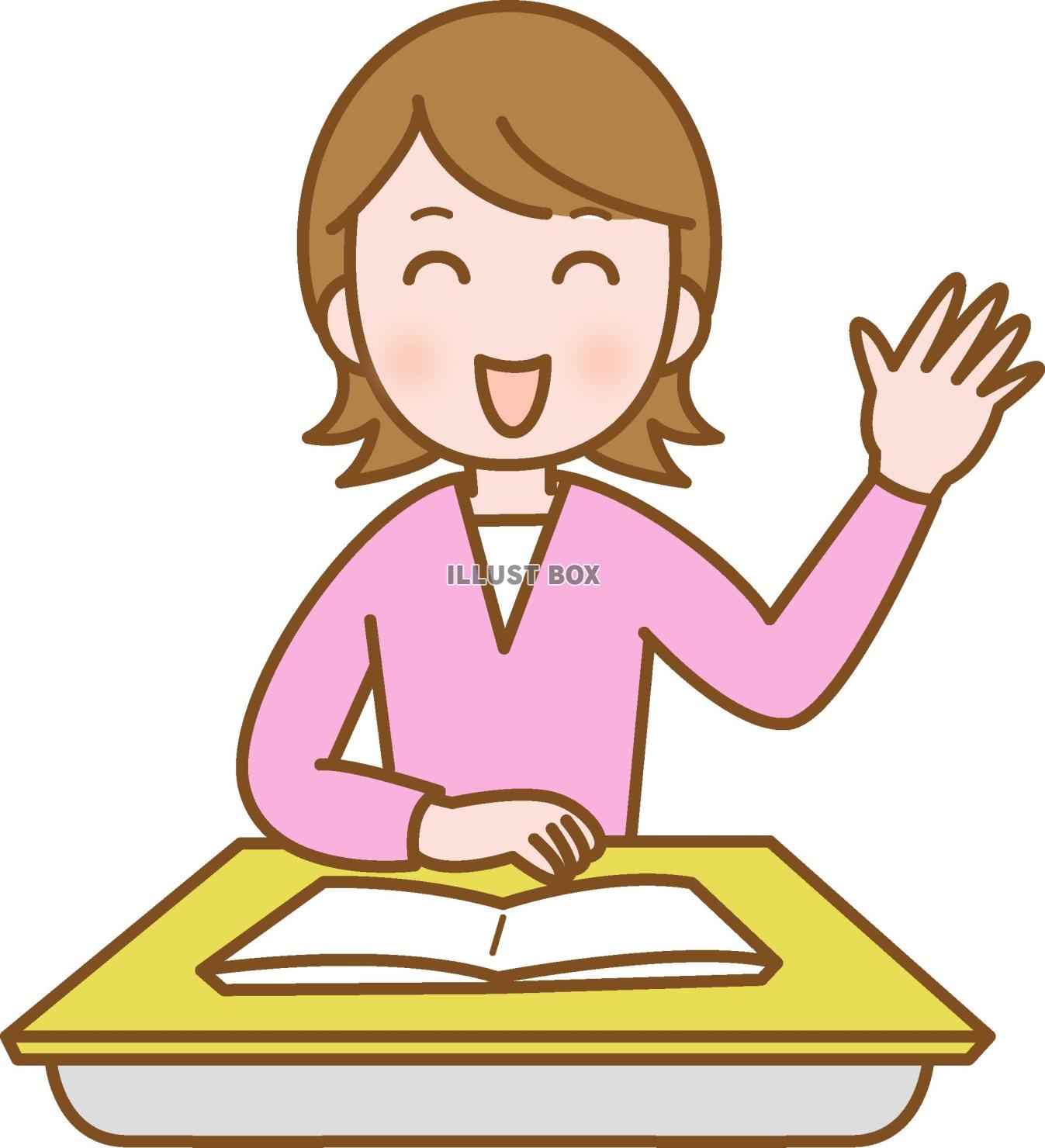 勉強をする大人の女性