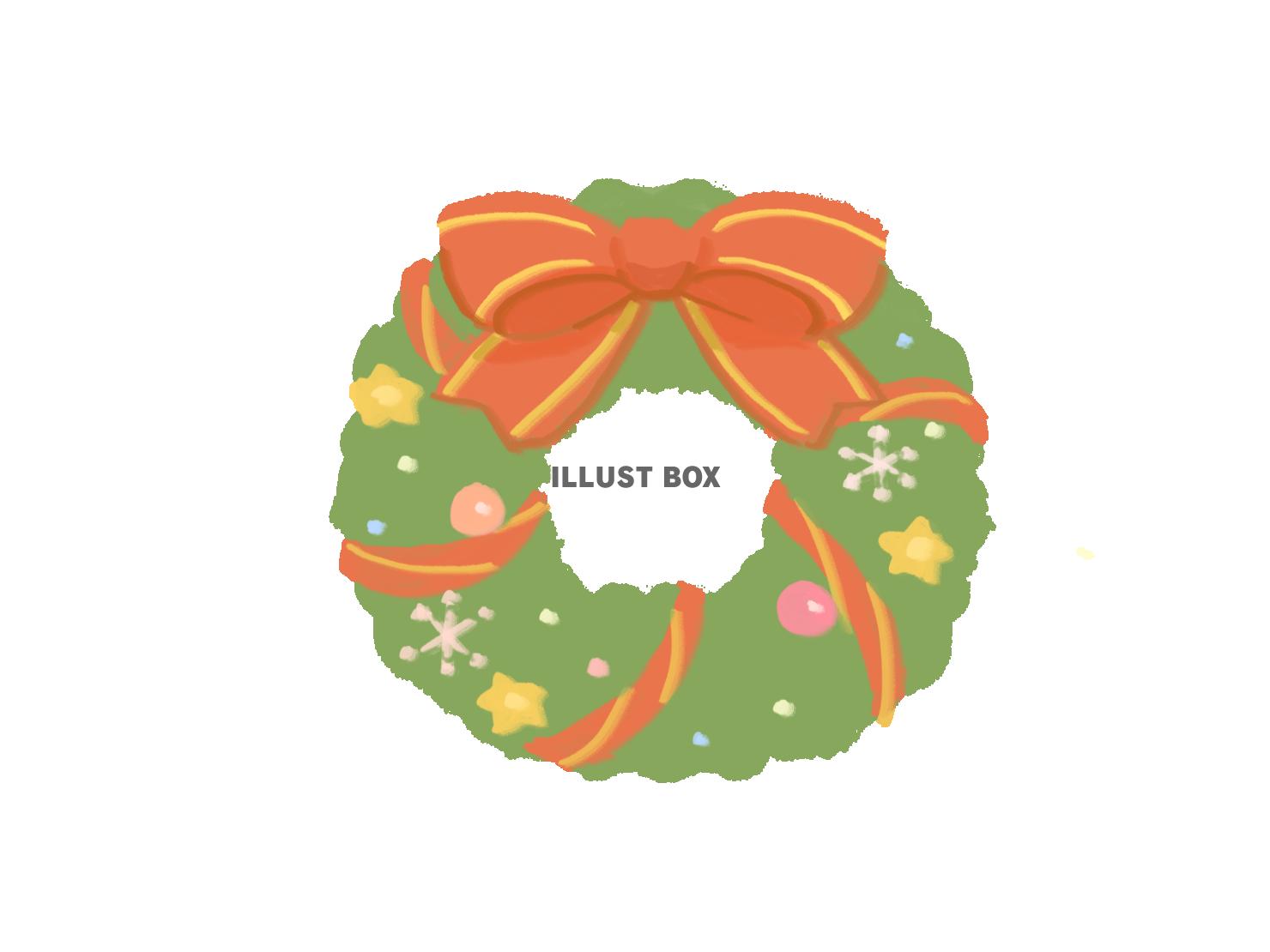 かわいいクリスマスリース