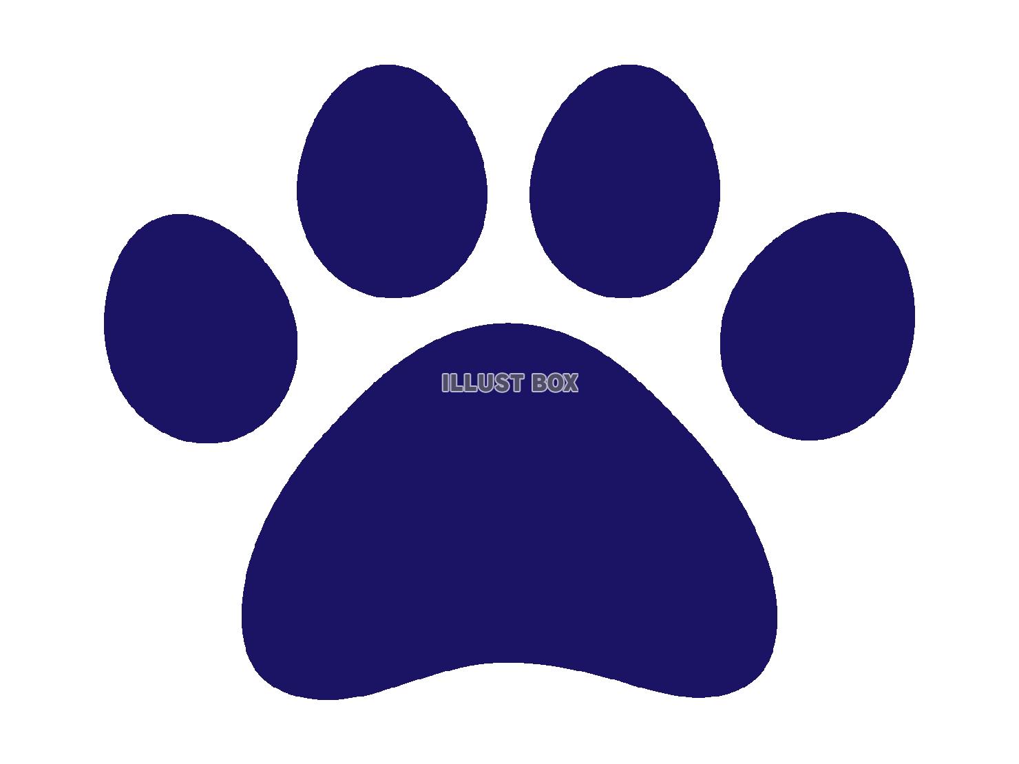 動物の足跡（犬や猫などの肉球）のアイコン
