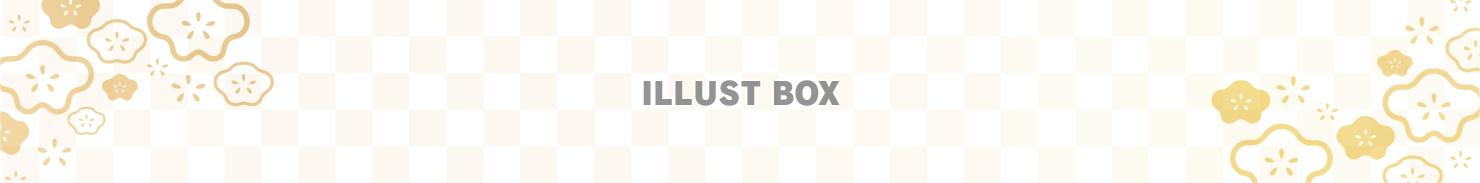 和柄の横長バナー