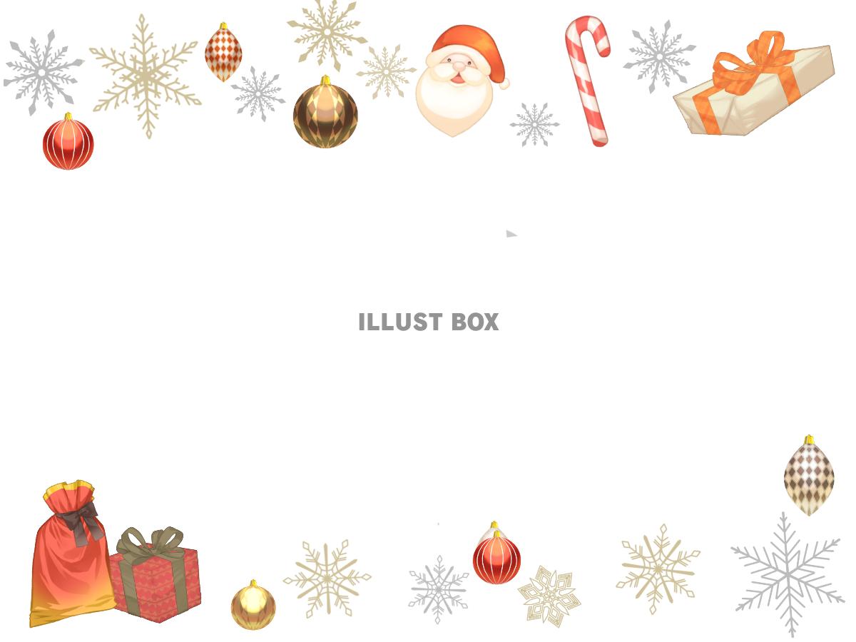 クリスマスのフレーム　