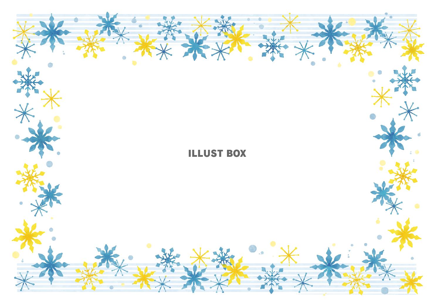 雪の結晶フレーム