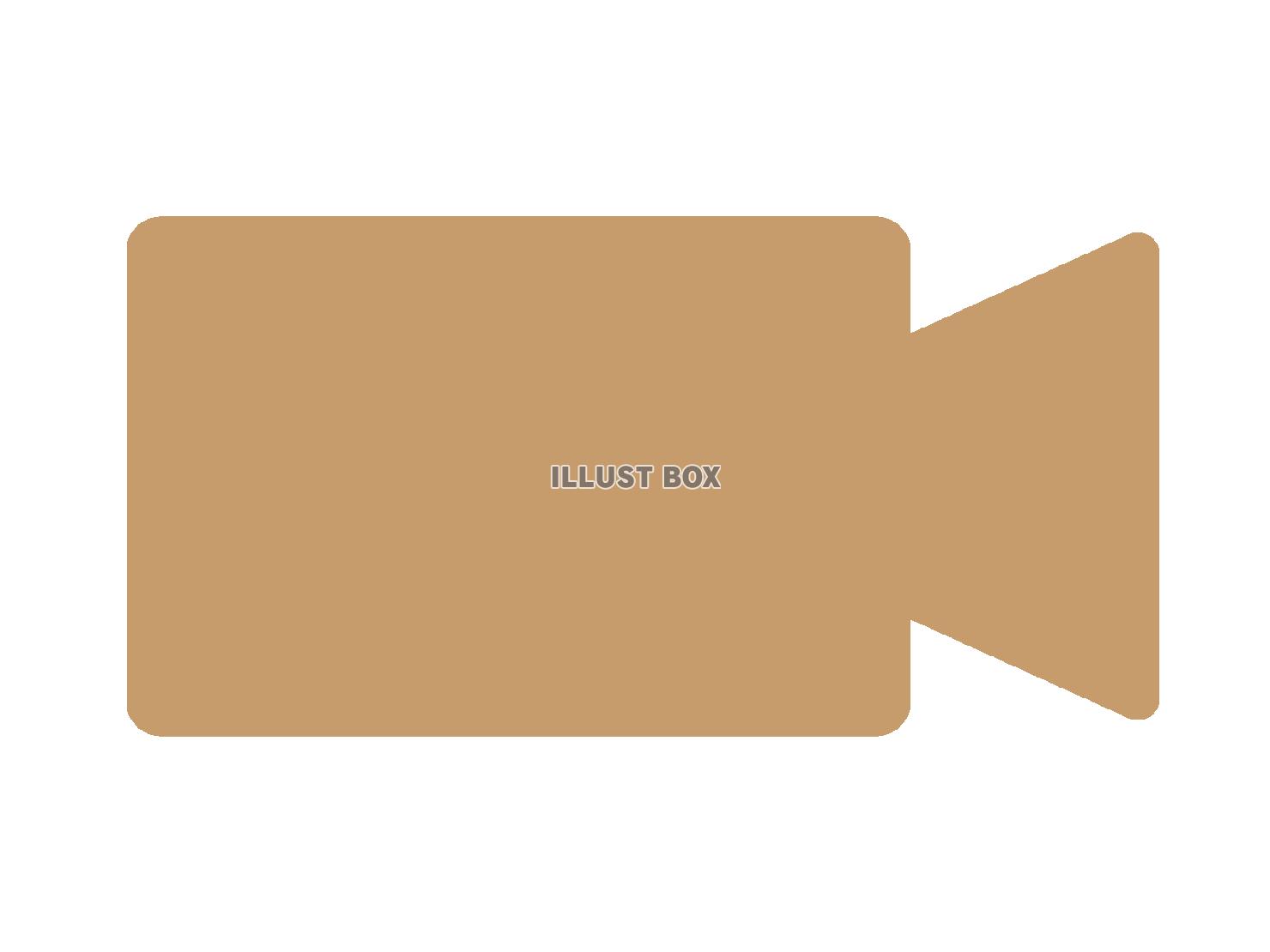 ビデオカメラのアイコン（撮影のマーク）