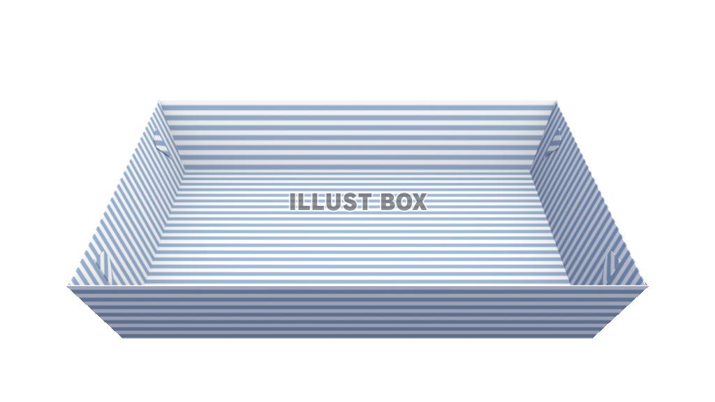 紙トレイ1（水色縞模様）