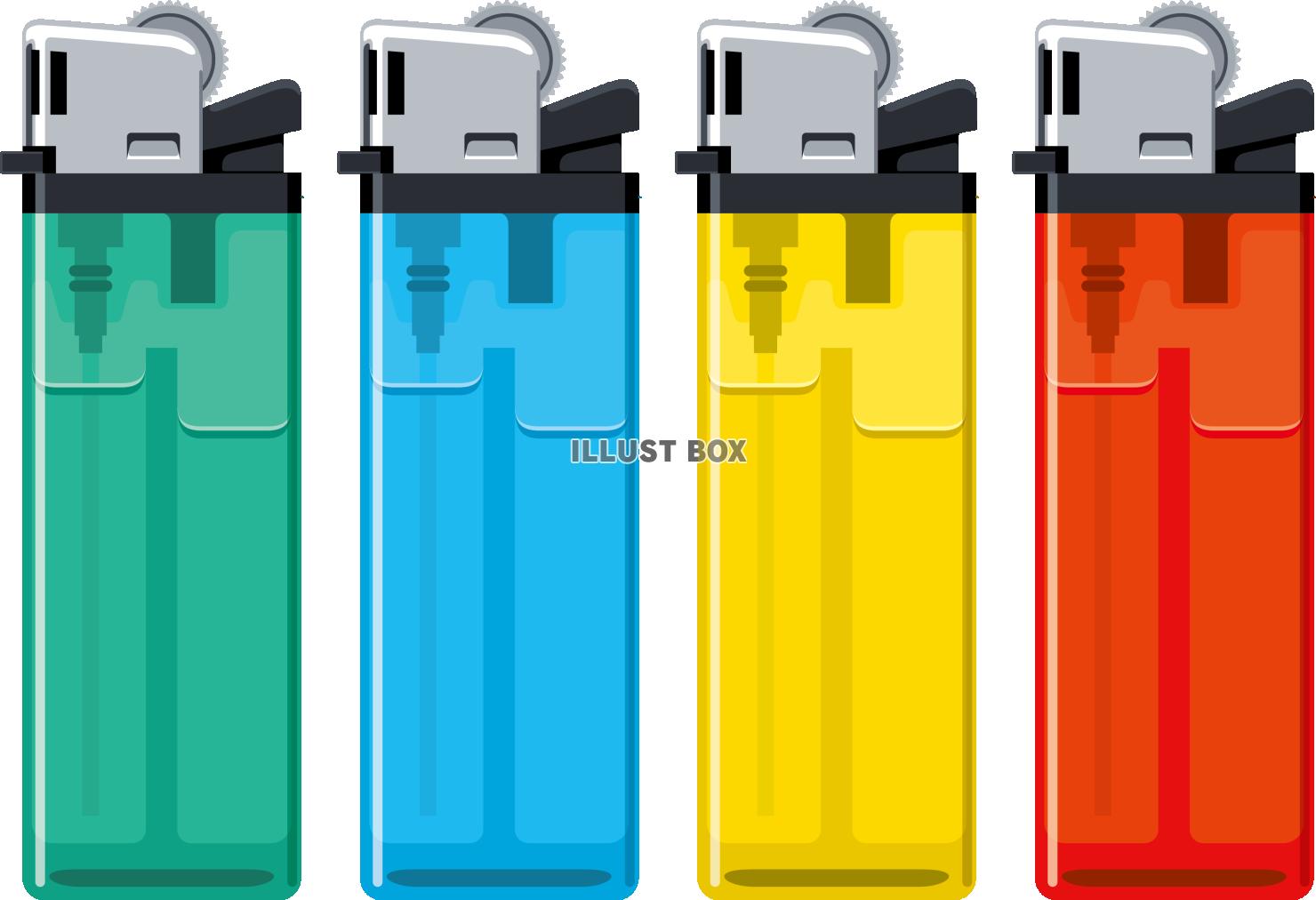 使い捨てライターのセット