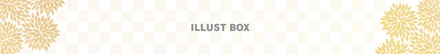 和柄の横長バナー