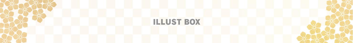 和柄の横長バナー