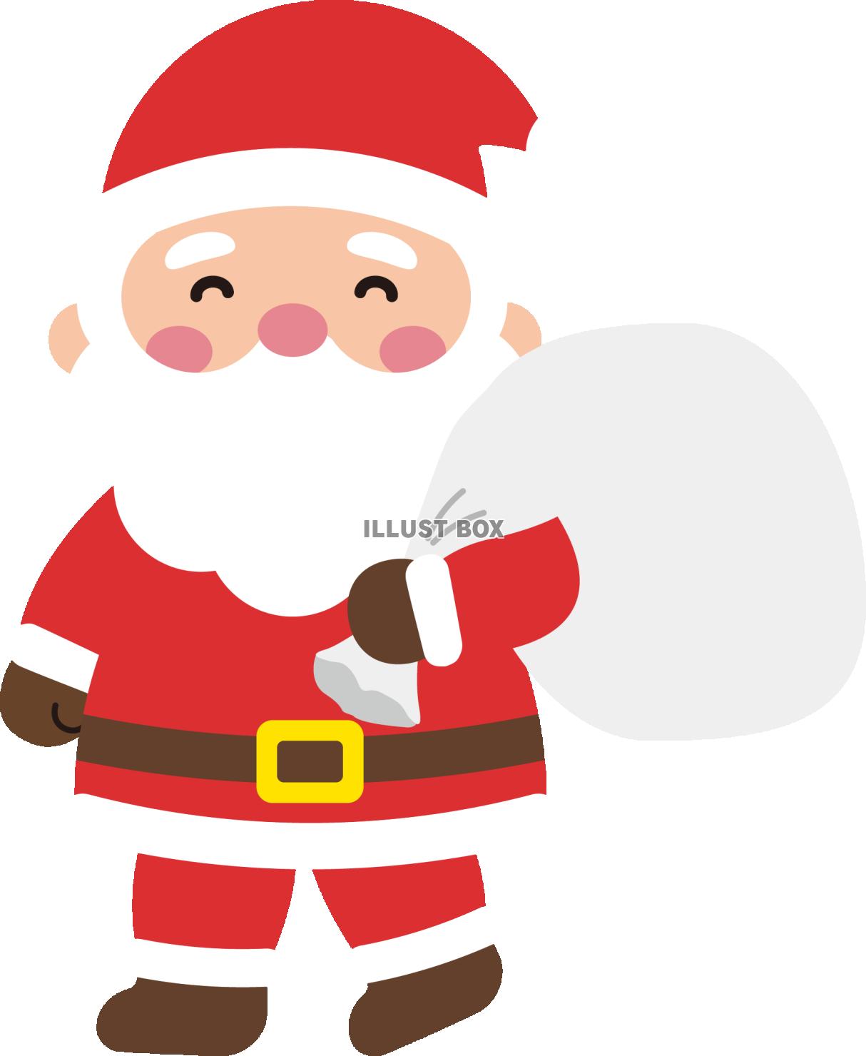 袋をもったサンタクロース